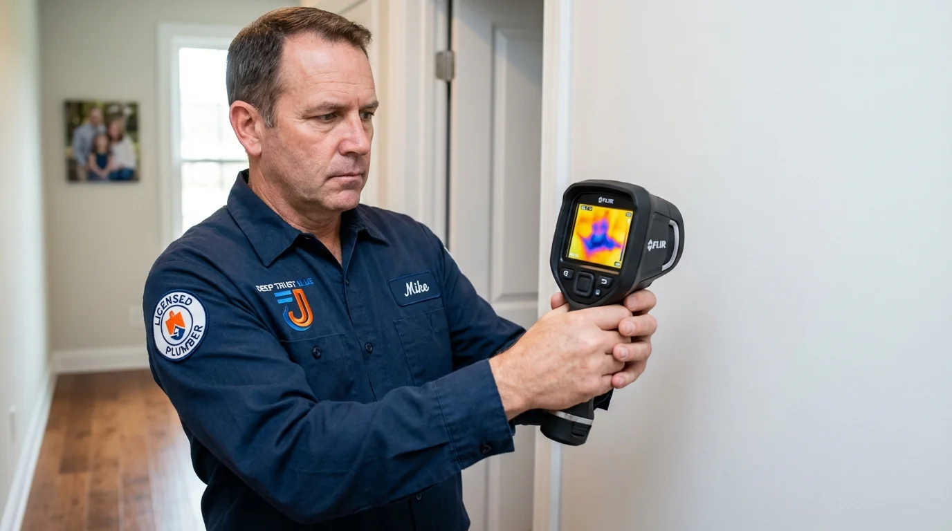 Thermal imaging leak detection by Johns Plumbing LLC in Welch